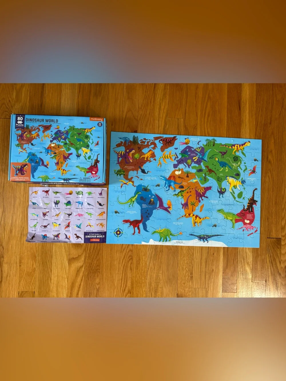 Dinosaur World Puzzle for Kids - 80 piece